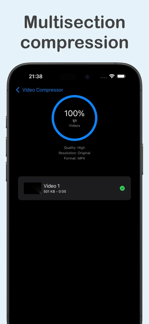 VidCompress - Video Compressor screenshot 3 of 4