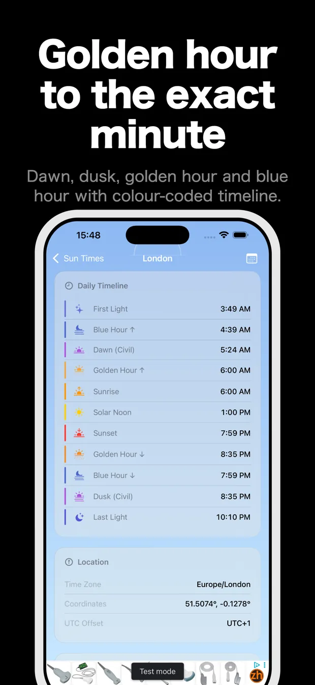 Sun Times: Sunrise & Sunset screenshot 3 of 5