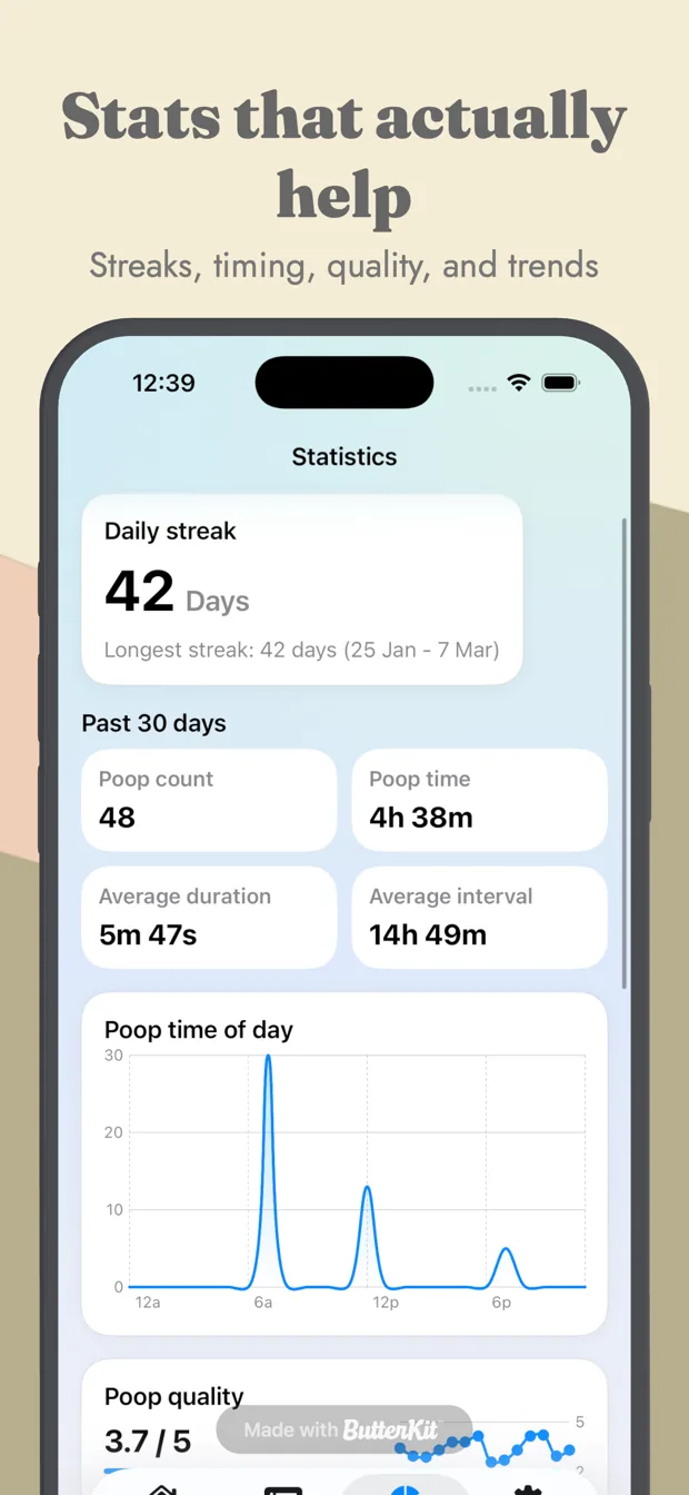 Poop Tracker & Gut Health screenshot 3 of 4