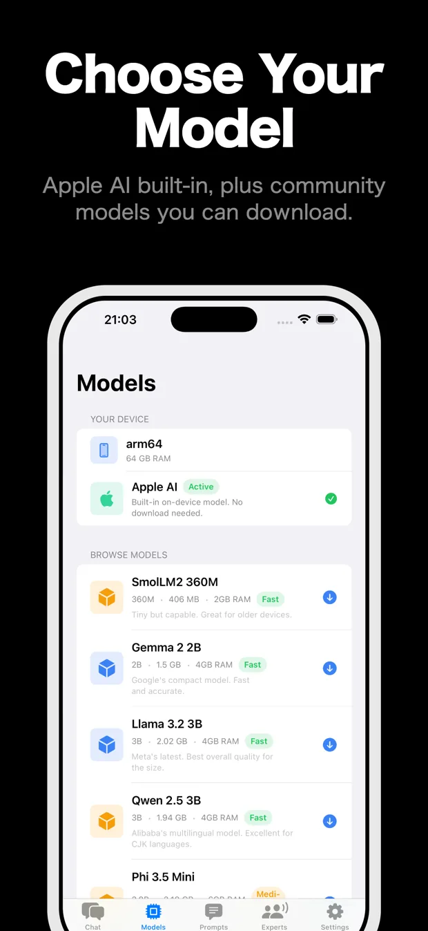 PrivateChat AI: Ollama & LLM screenshot 3 of 5