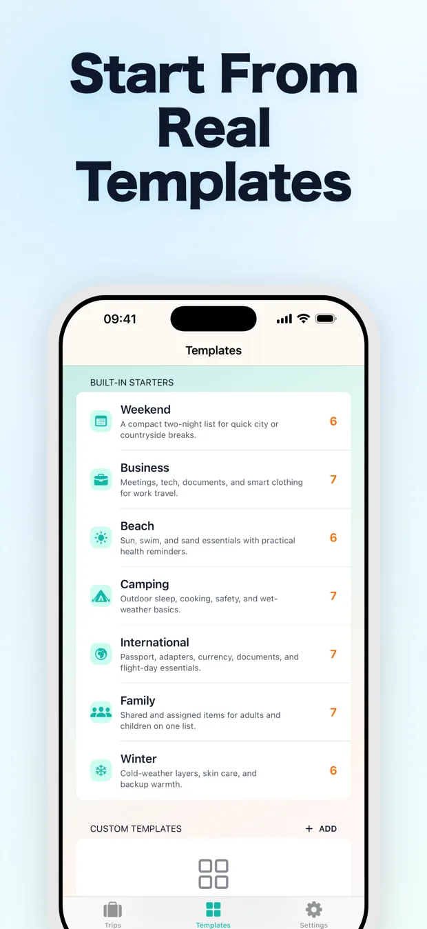 Pack Planner: Group Lists screenshot 3 of 3