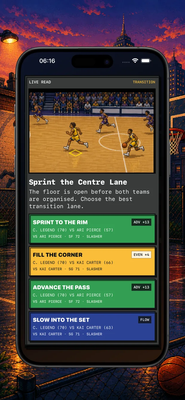 Hoop Quest: Basketball Sim screenshot 3 of 8