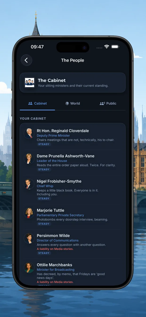 Prime Minister Sim: Politics screenshot 6 of 7
