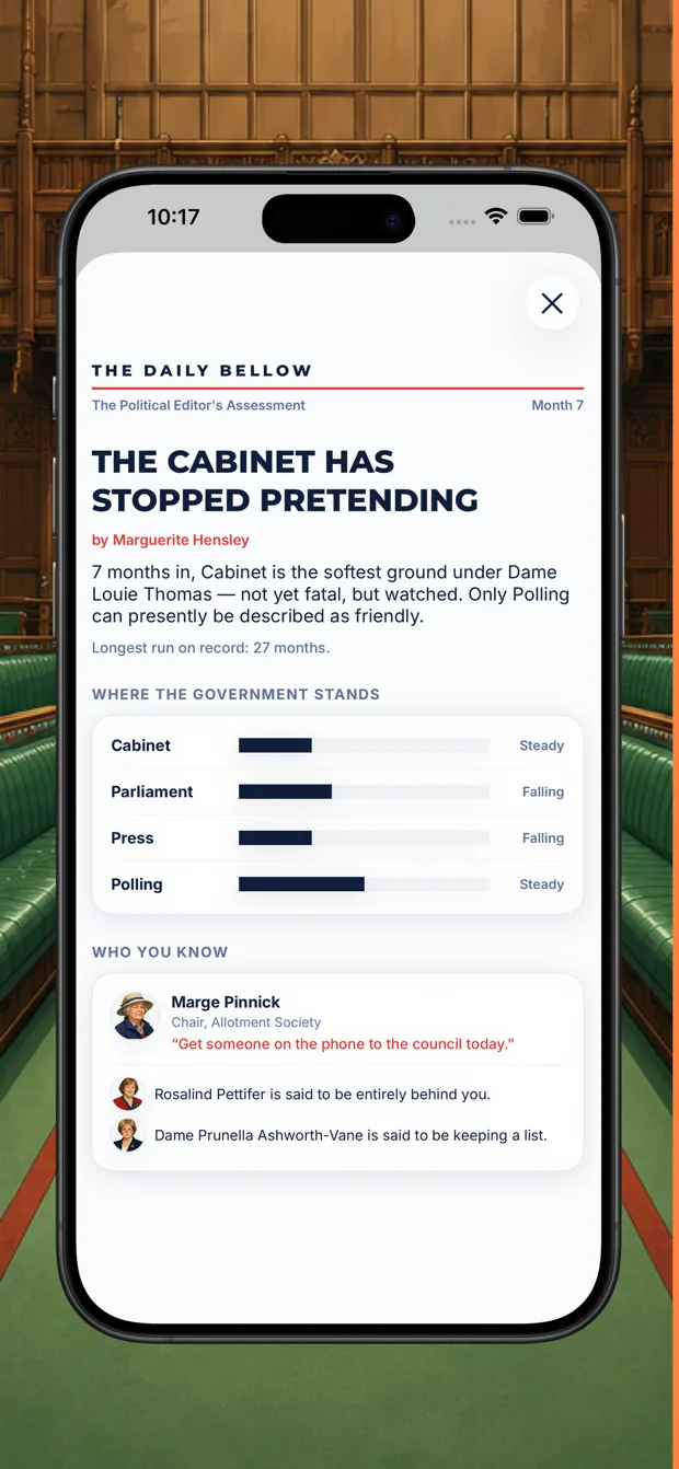 Prime Minister Sim: Politics screenshot 7 of 7