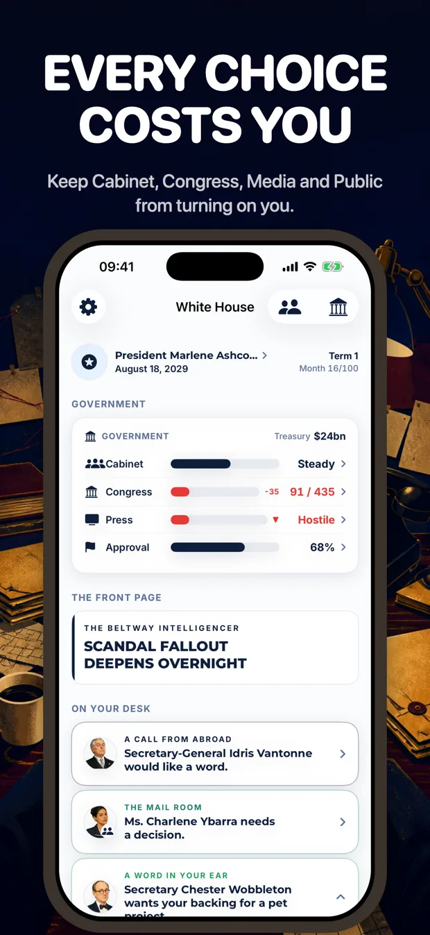 Oval Office President Sim screenshot 2 of 6