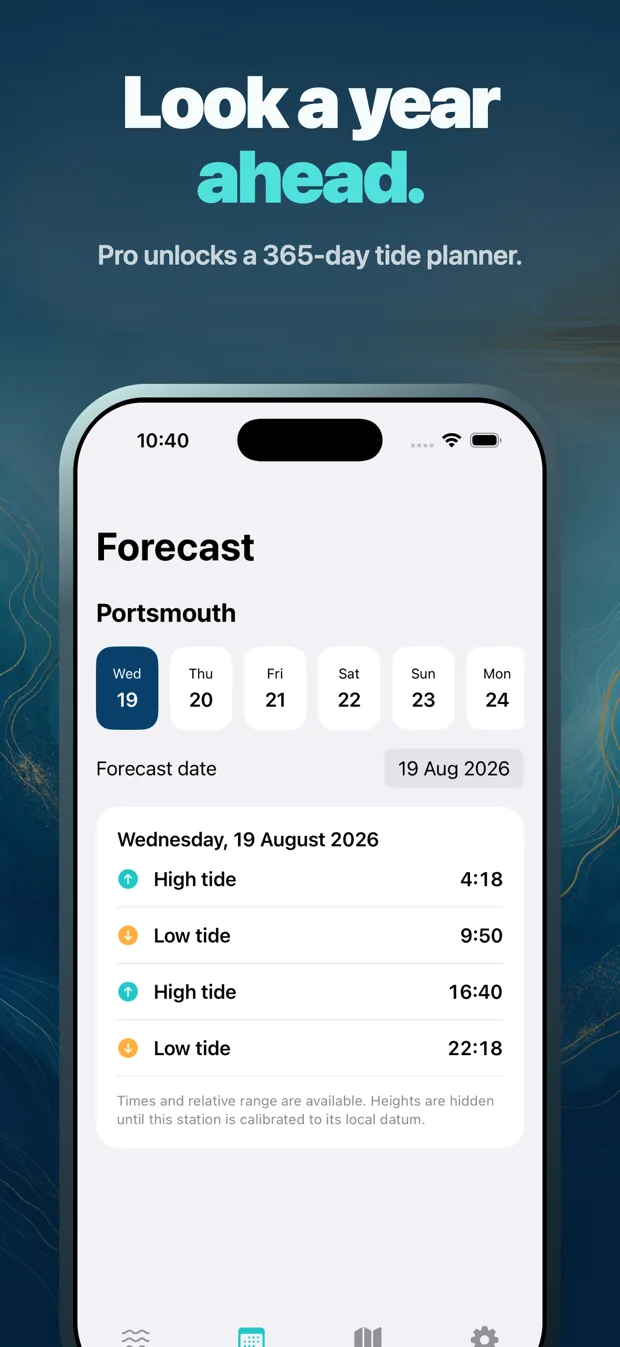 CoastClock: Tide Times UK screenshot 5 of 9